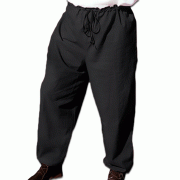 Drawstring Pants. Windlass. Black. Pantalones con cordón. Negro. Marto